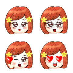 [LINE絵文字] Girl Emoji (5)の画像