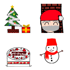 [LINE絵文字] 8さいのクリスマス絵文字の画像