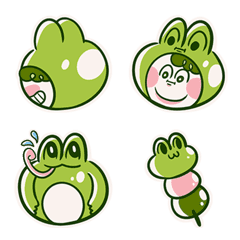 [LINE絵文字] I am frog girlの画像