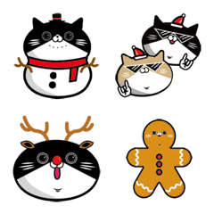 [LINE絵文字] Piggy Christmas ＆ New Year 2022 Emjoiの画像