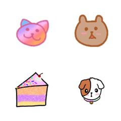 [LINE絵文字] Cutie pastel emojiの画像