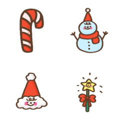 [LINE絵文字] happy tiny christmasの画像