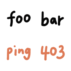 [LINE絵文字] fooの画像