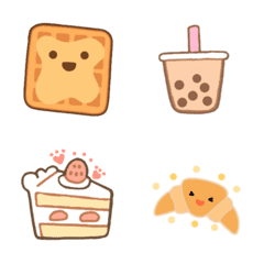 [LINE絵文字] Breakfast so cuteの画像