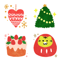 [LINE絵文字] オトナかわいい♥️クリスマス＆冬＆お正月の画像