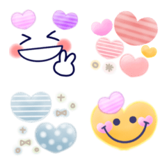 [LINE絵文字] 【動く】♡ハート推し♡の画像