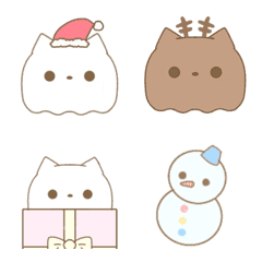 [LINE絵文字] にゃんだこのクリスマスの画像