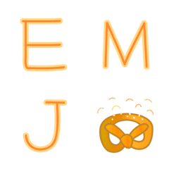 [LINE絵文字] German alphabet Emonji(capital letter)の画像