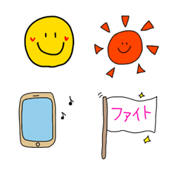 [LINE絵文字] 日常で使える手書き絵文字の画像