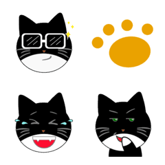 [LINE絵文字] Bolang: Black Catの画像