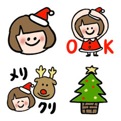 [LINE絵文字] クリスマス☆彡の絵文字の画像