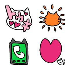 [LINE絵文字] Simple Cat's ねこねこ記号シリーズの画像