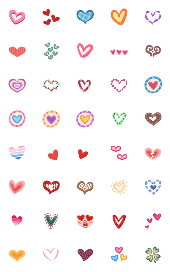 [LINE絵文字]Love Little Heartの画像一覧