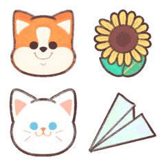 [LINE絵文字] little fluffy emoji by myyの画像