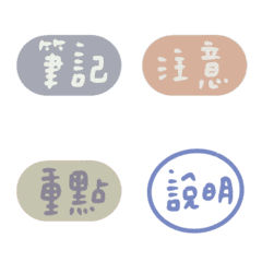 [LINE絵文字] Text Cyan Label moveの画像