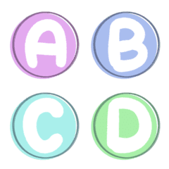 [LINE絵文字] alphabet number symbol (circle)3の画像