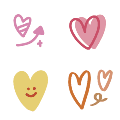 [LINE絵文字] Cute love stickers moveの画像