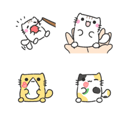 [LINE絵文字] Little kitty Snowの画像