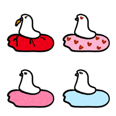 [LINE絵文字] Colorful duckの画像