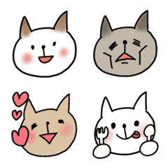 [LINE絵文字] いろんなねこ絵文字の画像