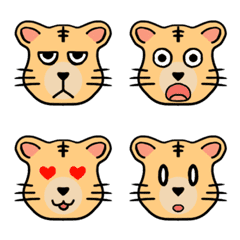 [LINE絵文字] Tigers Emojiの画像