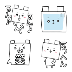 [LINE絵文字] しかくま！の画像