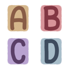 [LINE絵文字] Alphabet_English(2)の画像