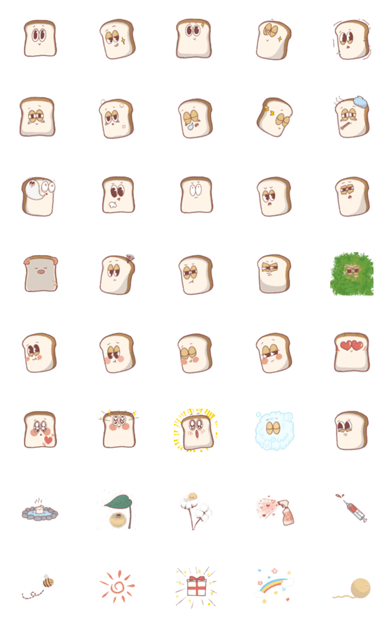 [LINE絵文字]Mr.toastの画像一覧