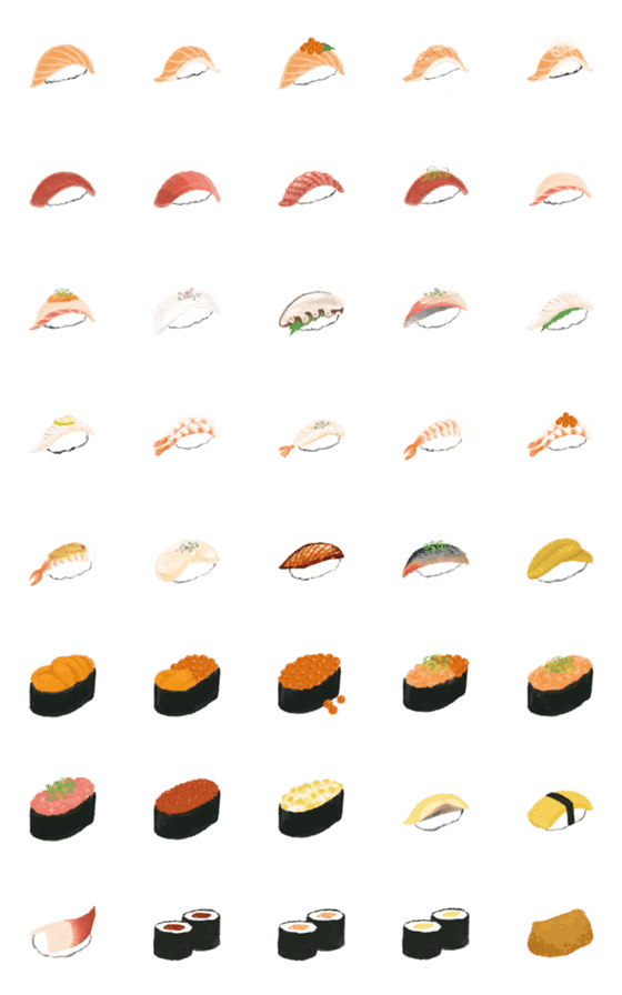 [LINE絵文字]Sushi-Dahgazの画像一覧