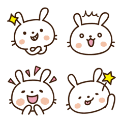 [LINE絵文字] 愛しのわがままうさぎちゃん絵文字の画像