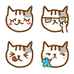 [LINE絵文字] 猫のムイチの絵文字①の画像