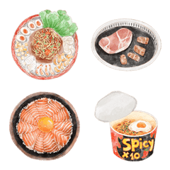 [LINE絵文字] Foods Emoji _SILINの画像