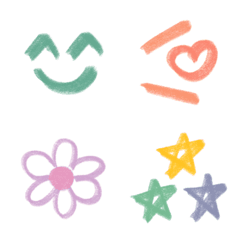 [LINE絵文字] Everyday Emojis: Chalk Styleの画像