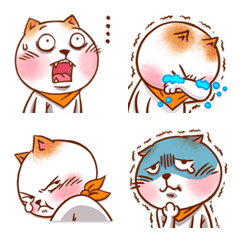 [LINE絵文字] Cat crazy love Emoji so cuteの画像