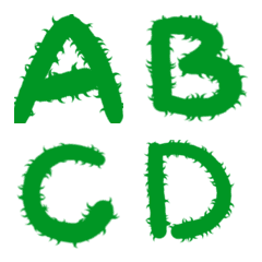 [LINE絵文字] Vines ABCD1の画像