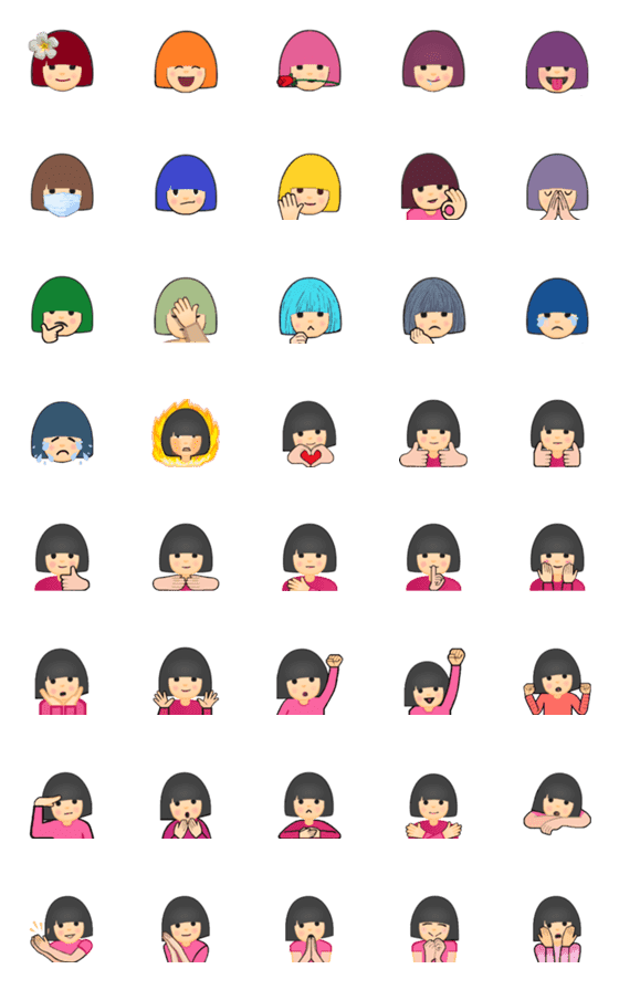 [LINE絵文字]Joy's Emojiの画像一覧