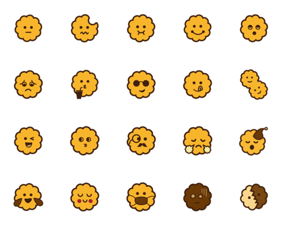 [LINE絵文字]cookie dailyの画像一覧