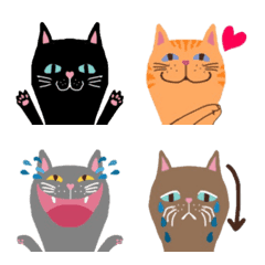 [LINE絵文字] うちの猫、毎日使えるんです♡絵文字の画像