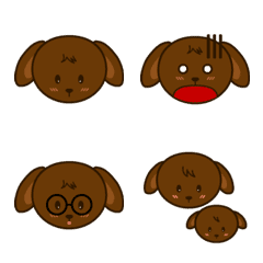 [LINE絵文字] Dog Girl's Emojiの画像