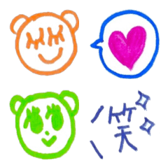 [LINE絵文字] Pretty bears lifeの画像