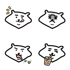 [LINE絵文字] Quilt-Quilt Bearの画像