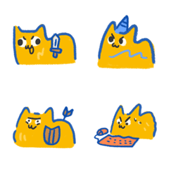 [LINE絵文字] BrosCat universal stickerの画像