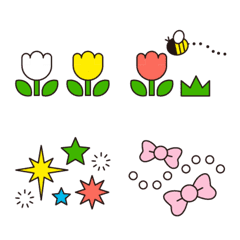 [LINE絵文字] Decorative emojis of Boaboly Shopの画像