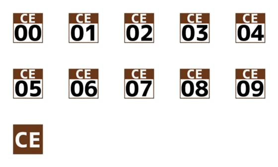 [LINE絵文字]武豊線 ナンバリングの画像一覧