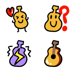 [LINE絵文字] Peanut Guitar emojiの画像