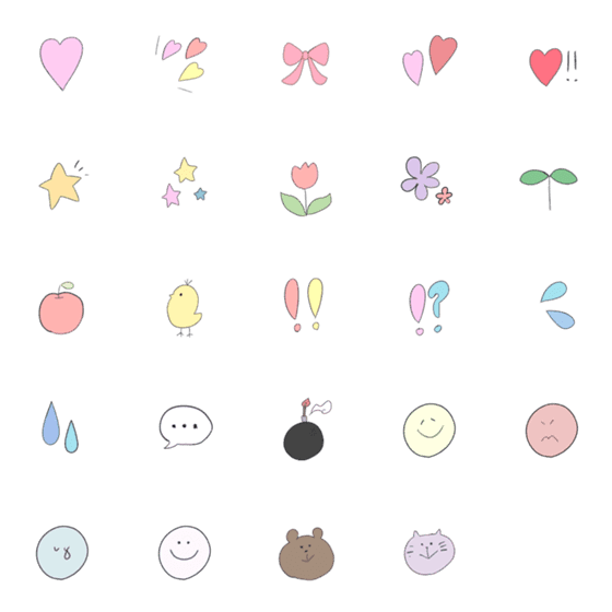 [LINE絵文字]KIGOU+EMOJIの画像一覧