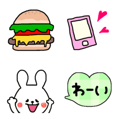 [LINE絵文字] ▶︎動く‼︎ゆるっと手描き♡②の画像