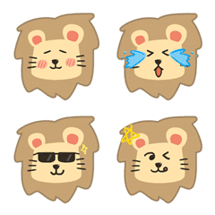 [LINE絵文字] Lion Daily Emoji Ver.1の画像