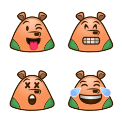 [LINE絵文字] Emoji by Pants Bearの画像