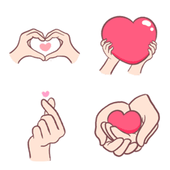 [LINE絵文字] love sign language Emoji styleの画像